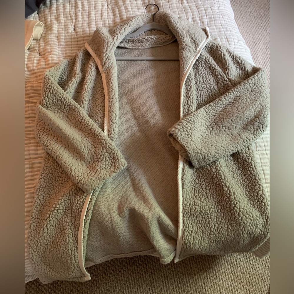 Gray Sherpa coat